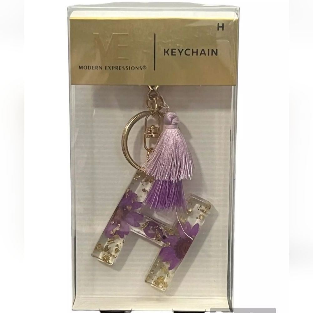 Modern Expressions Monogram Letter “H” Keychain – NIB - Picture 2 of 2